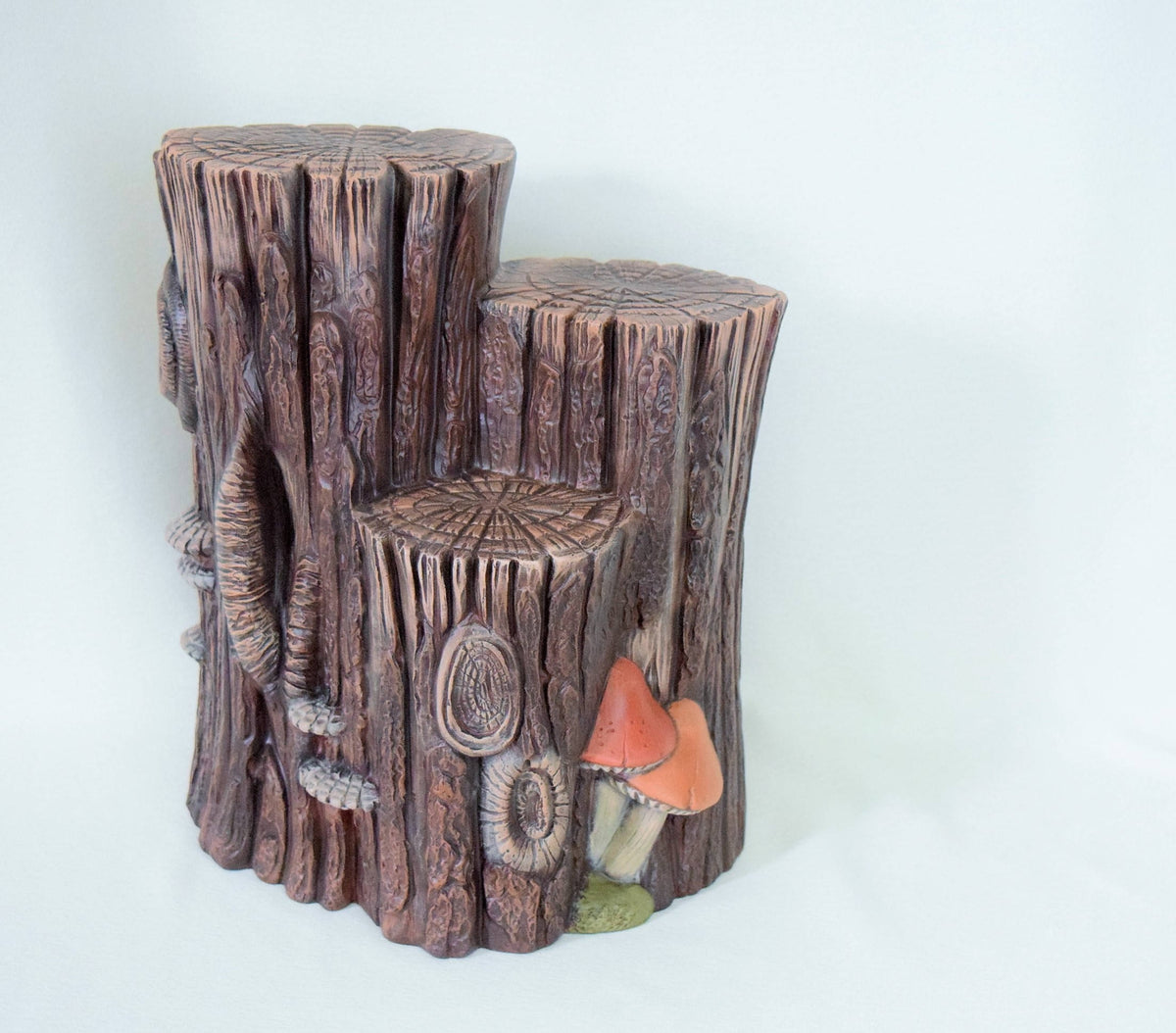 Rustic Woodland Tree Stump Display Stand