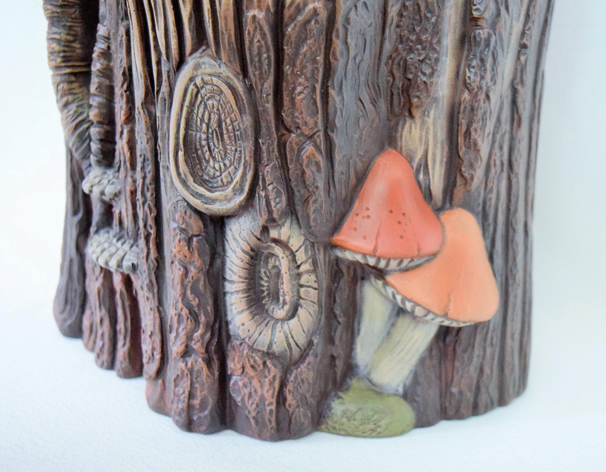Rustic Woodland Tree Stump Display Stand