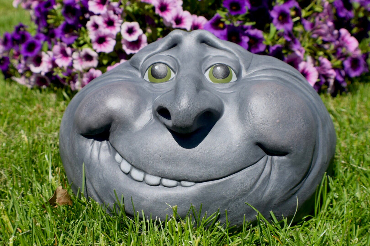 Large Ceramic Garden Rock Outdoor Decor