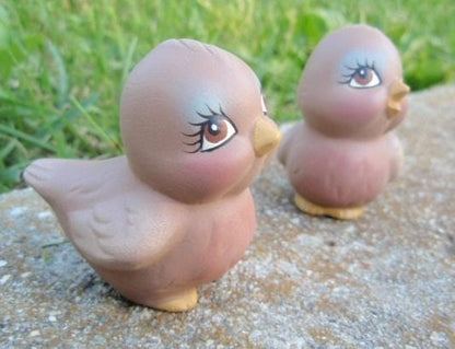 Handmade Ceramic Robin Pair Wedding Cake Topper