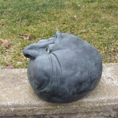 Large Ceramic Garden Rock Outdoor Decor