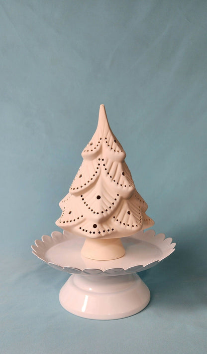 Baby Cramer Ceramic Tree, 7-Inch Ready-to-Paint Decor