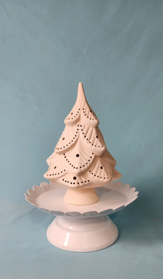 Baby Cramer Ceramic Tree, 7-Inch Ready-to-Paint Decor
