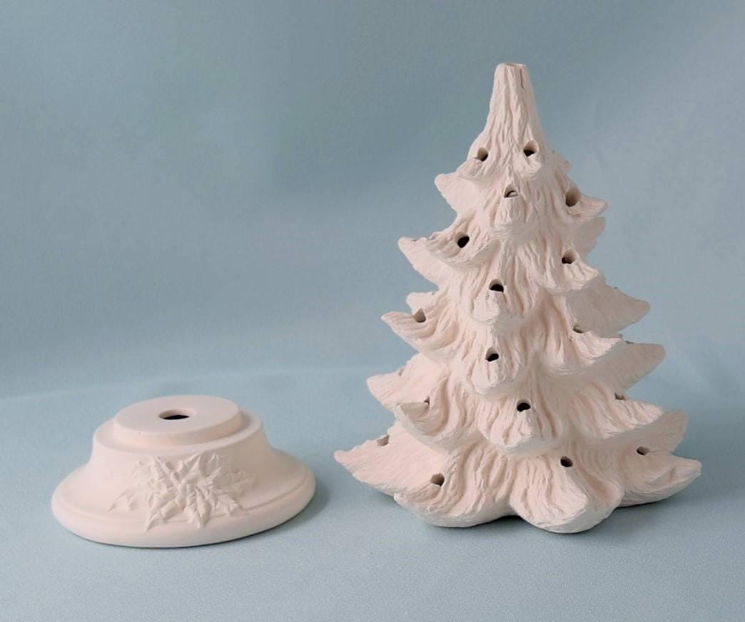 Diy Ceramic Christmas Tree | Bisque | 11"