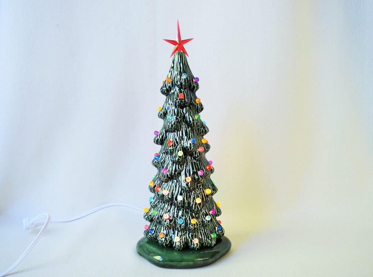 9-Inch Bisque Ceramic Christmas Tree, Ready to Paint