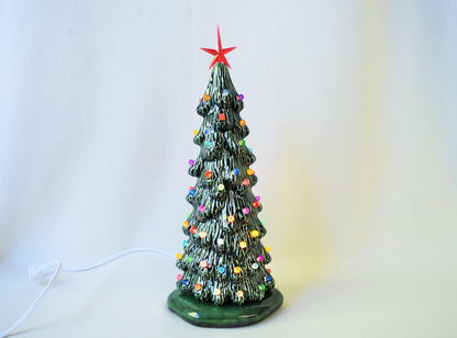 9-Inch Bisque Ceramic Christmas Tree, Ready to Paint