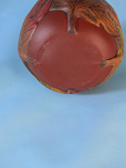 Ceramic Maple Leaf Candle Holder for Fall Decor