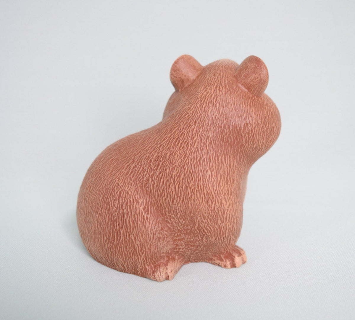 Ceramic Hamster Pair Figurines for Wedding and Garden Decor